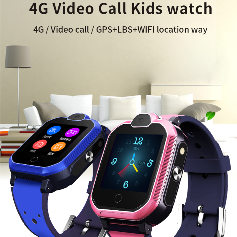 Умна часовник Силиконова гривна T6 (JYDA149) Откриване на сърдечния ритъм l 4G видео call kids watch